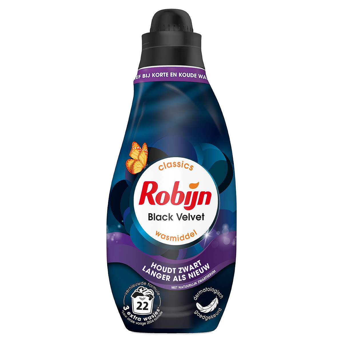 Klein & Krachtig Wasmiddel Black Velvet pack